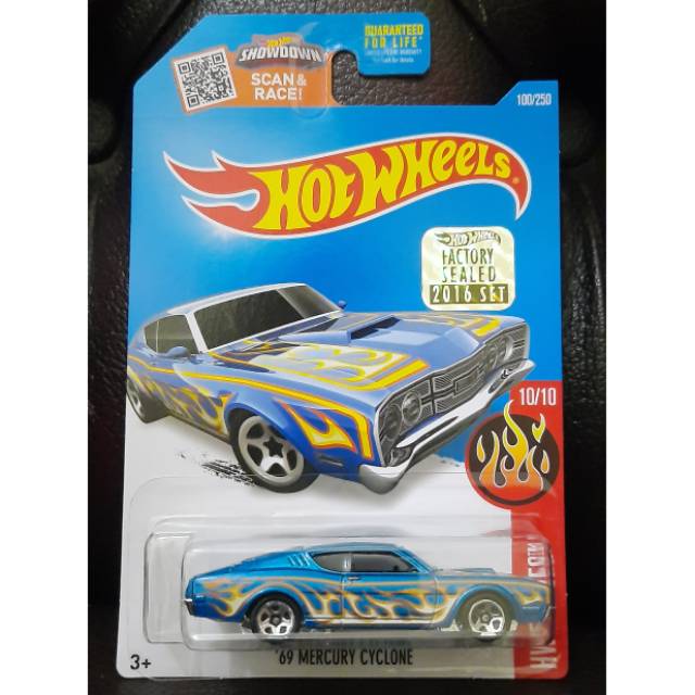 Hot Wheels 69 Mercury Cyclone FS 2016 biru