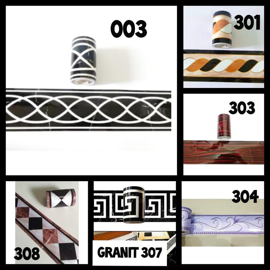 WALLPAPER LANTAI DEKORATIF MODEL GRANIT / WALLSTICKER LANTAI STIKER DEKORASI LANTAI KERAMIK [ KMK ]
