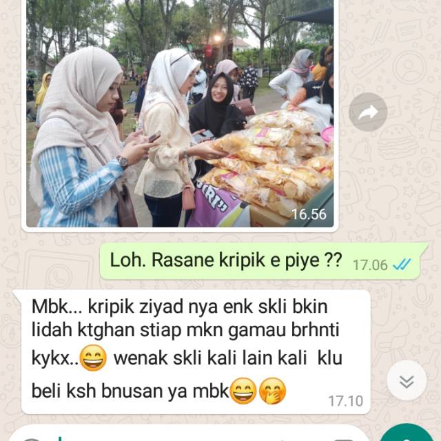 

Camilan Hari raya Keripik talas ZIYAD