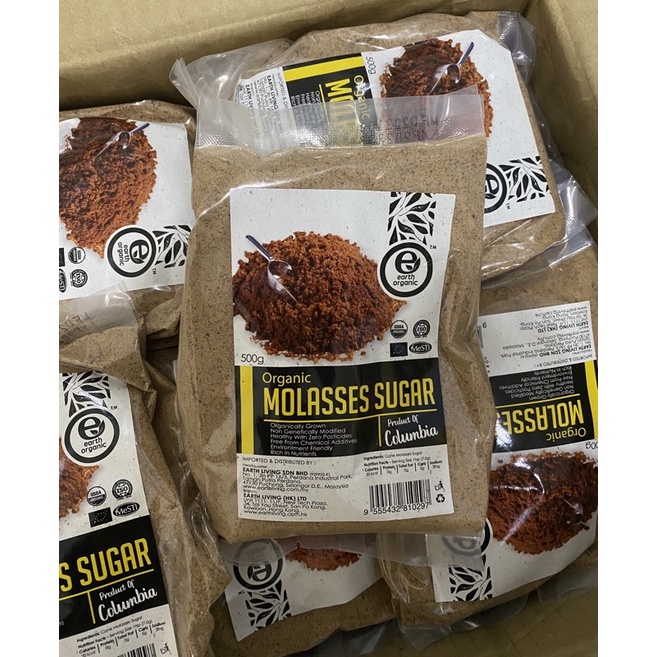 

Earth Organic Molasses Sugar / gula hitam 500g