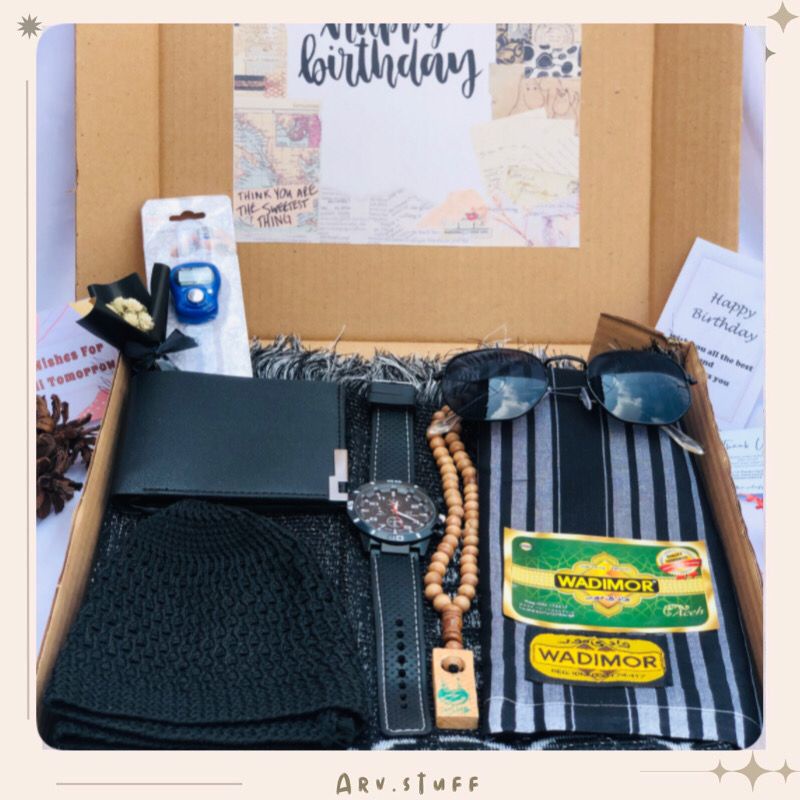 HAMPERS PRIA LENGKAP ULTAH / Hampers hadiah wisuda kado wedding pernikahan box parcel termurah hampers ulang tahun kado murah hari kasih sayang cinta romantis pink valentine day  anniversary anniv ldr
