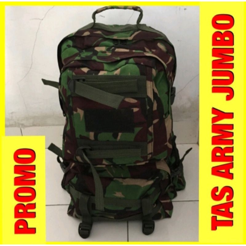 Tas ransel jumbo TNI /tas punggung pria/tas tactical/tas touring/tas outdoor