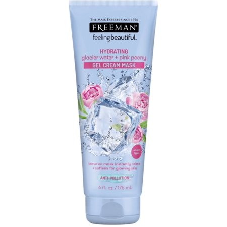 FREEMAN Feeling Beautiful Hydrating Glacier Water and Pink Peony Gel Cream Mask 175ml