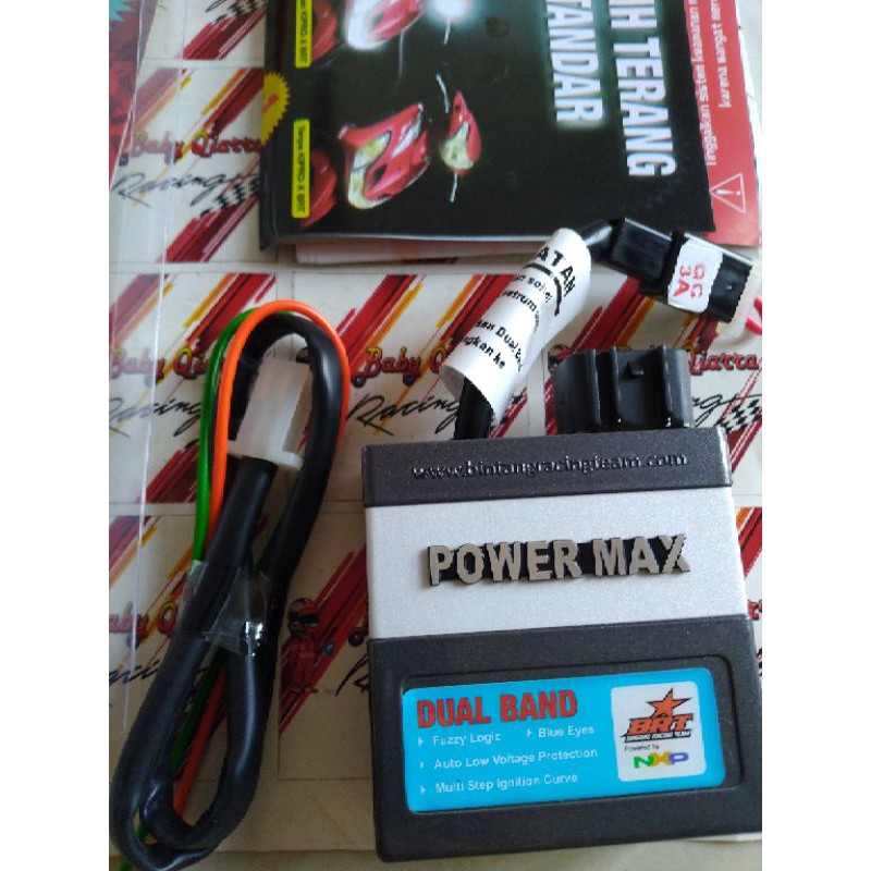 POWER MAX DUAL BAND CDI DB SUZUKI SATRIA F FU 150 CC OLD BRT RACING TR TUNE UP RACING 2008 2009 2010