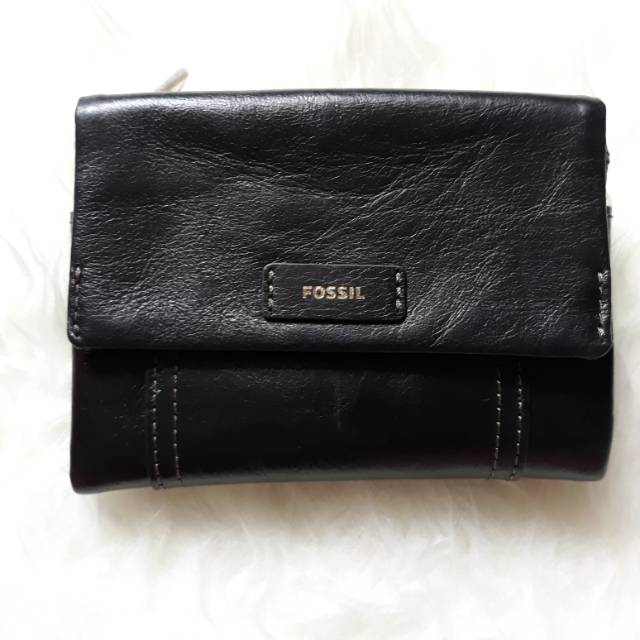 Fossil Ellis Short Wallet Black