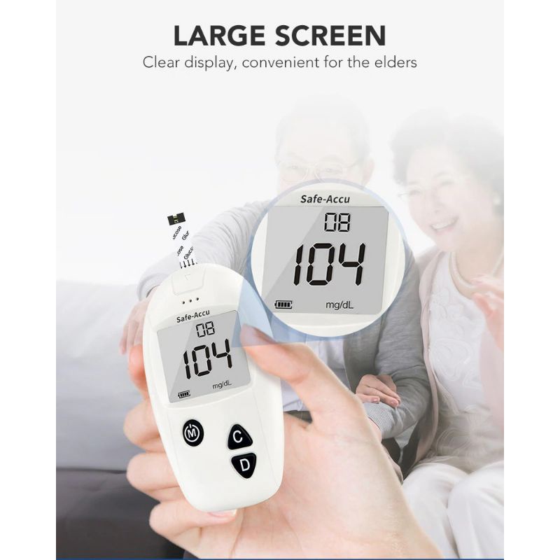 Tester Gula Darah Diabetes Blood Glucose Sugar Meter