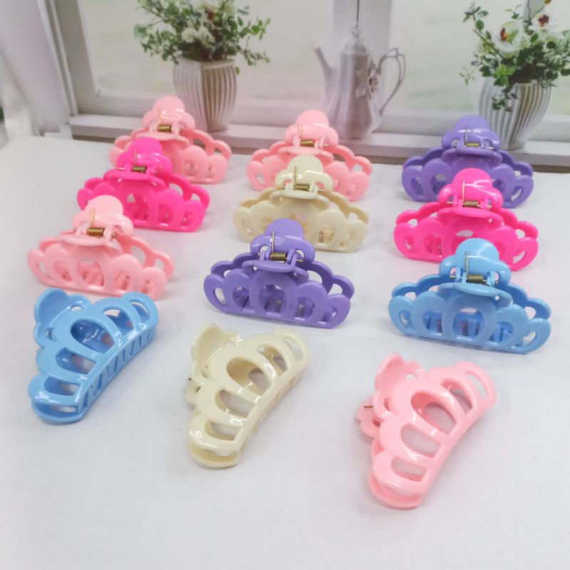 Jepit Rambut Salon Isi 12Pcs Jepit Model Mahkota Marcella M123 Grosir