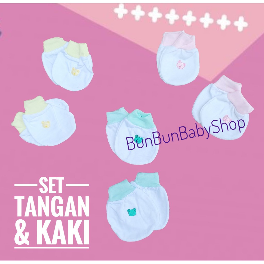 SNI Sarung Tangan Katun Bayi Motif Murah Perlengkapan Baby Newborn Peralatan Baru Lahir Baju Unisex