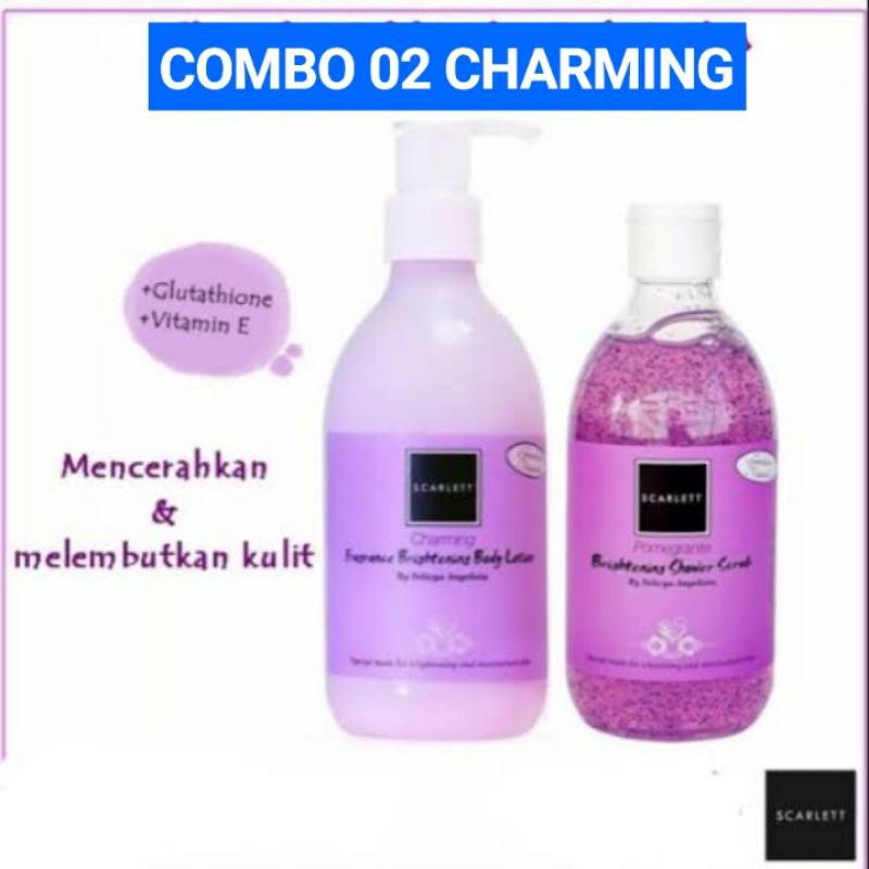 SCARLETT SCARLET PAKET WHITENING 2 IN 1 ORIGINAL BODY LOTION + BODY SHOWER