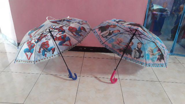 Payung Anak Karakter Full Gambar Kartun