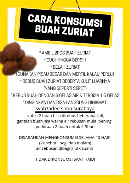 TERLARIS Buah Zuriat Kembar Mesir kembar Termurah promil