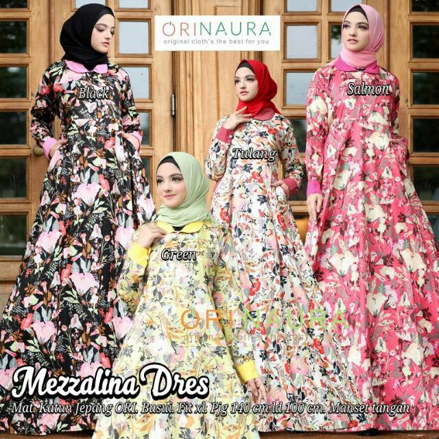 MEZZALINA DRESS ORI NAURA