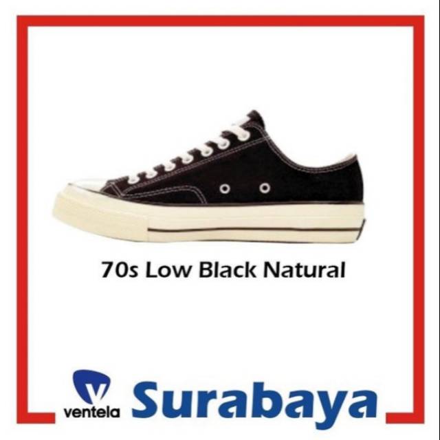 VENTELA 70's BLACK NATURAL LOW