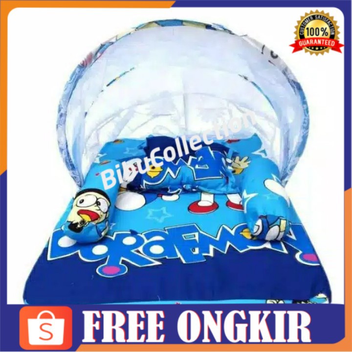Kelambu Doraemon | Kelambu Karakter | Kelambu Lipat Bayi | Kasur Lipat Bayi | Kasur Kelambu Bayi
