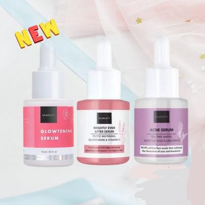 ❁ SCARLETT WHITENING GLOWTENING SERUM/ CREAM - SERUM ACNE - SERUM BRIGHTLY EVER AFTER SCARLET ✽