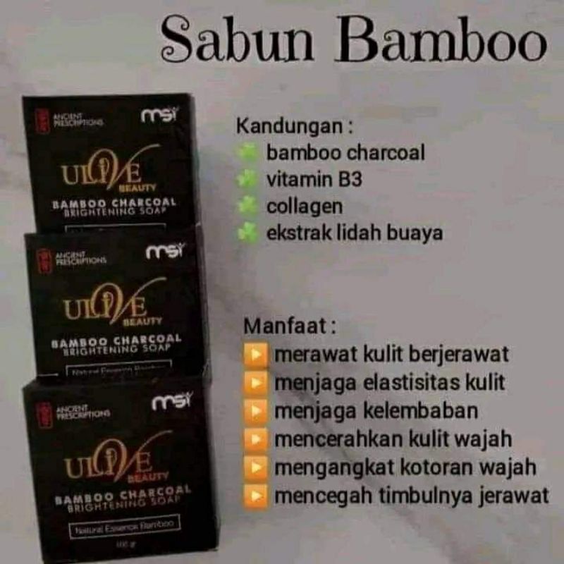 Sabun Bamboo MSI Original