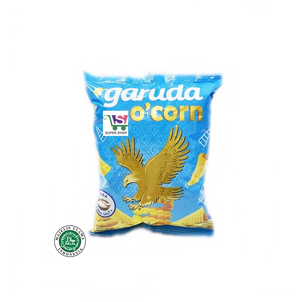 Garuda O'Corn / O Corn Snack Sea Salt 21 Gram