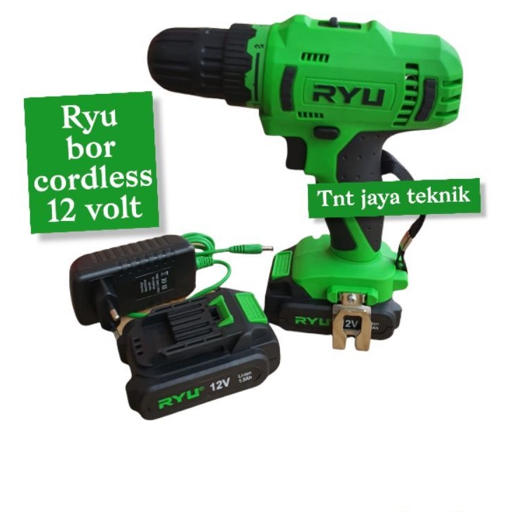 MESIN BOR CORDLESS RYU RCD 12V / MESIN BOR BATERAI RYU 12 VOLT RCD12V