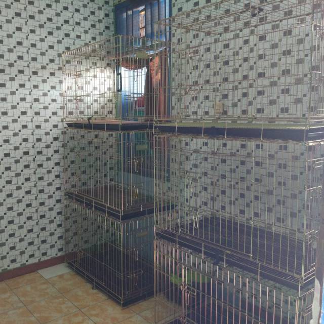 Kandang lipat best in show gold 92cm 004