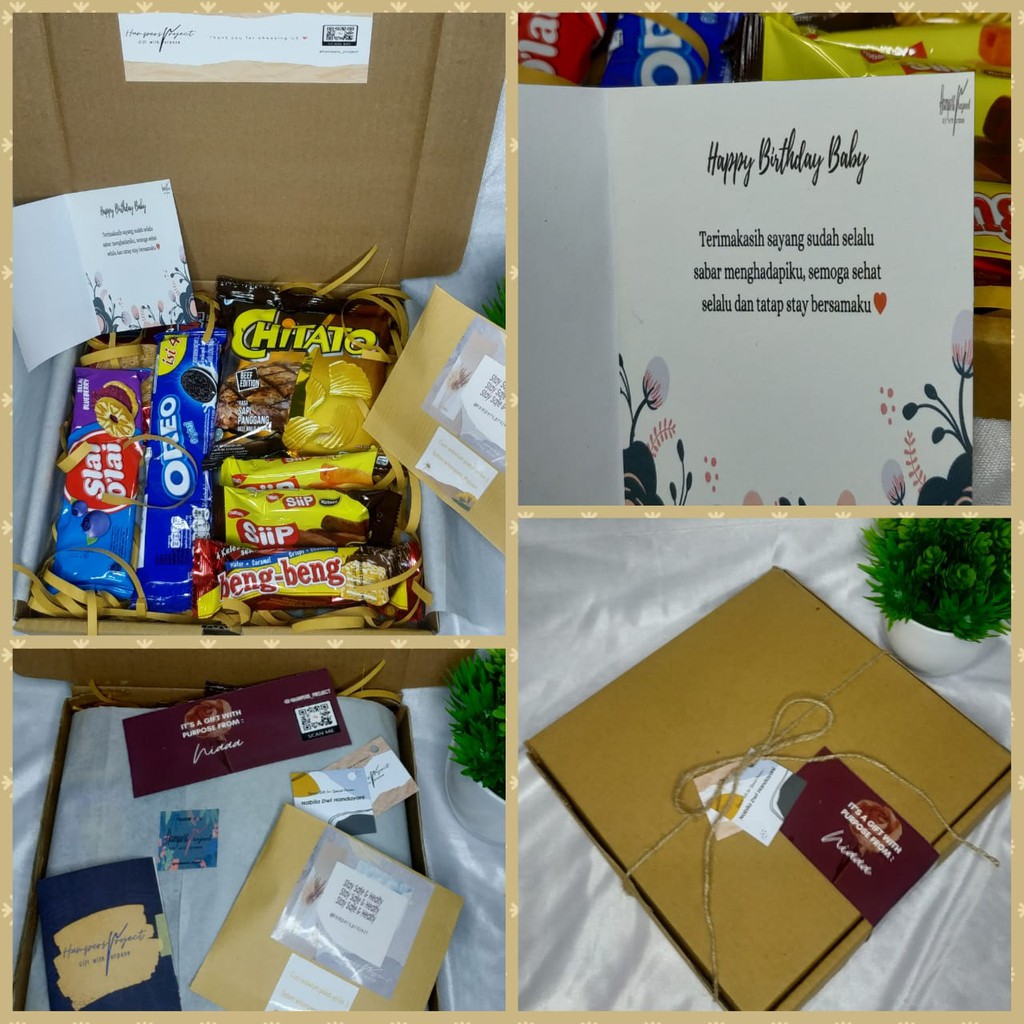 

Hampers Snack Size S ( Kado Ulang Tahun, Wisuda )