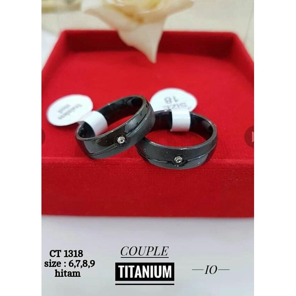 CINCIN COUPLE TITANIUM ASLI/ SUPLIER TITANIUM