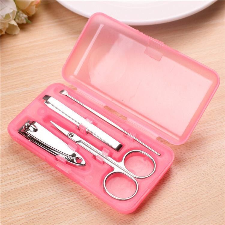 Manicure Set Isi 4 In 1/ Gunting Kuku Set Box