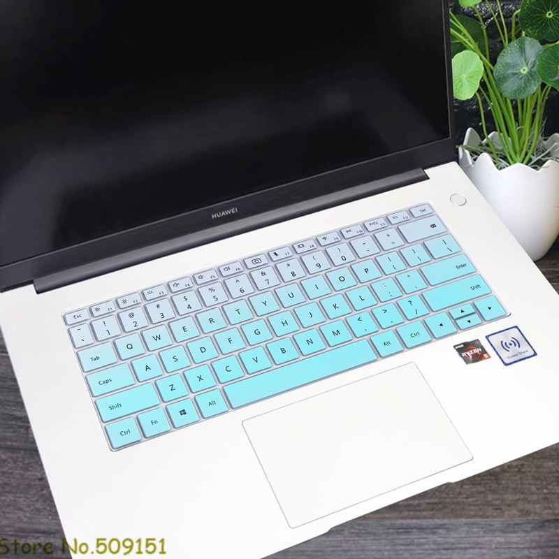 Washable Silicone Keyboard Cover Protector Skin Mate Book D14 2020 For HUAWEI MateBook D 14 2020 ( R5 3500U/8GB/512GB/ Linux )