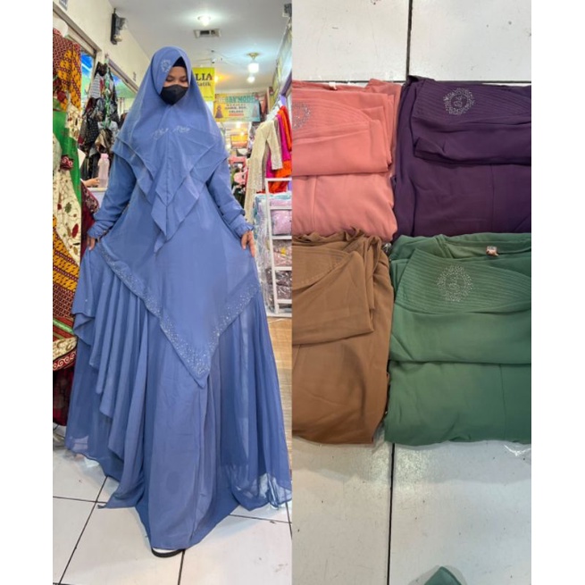 gamis syari d'four READY