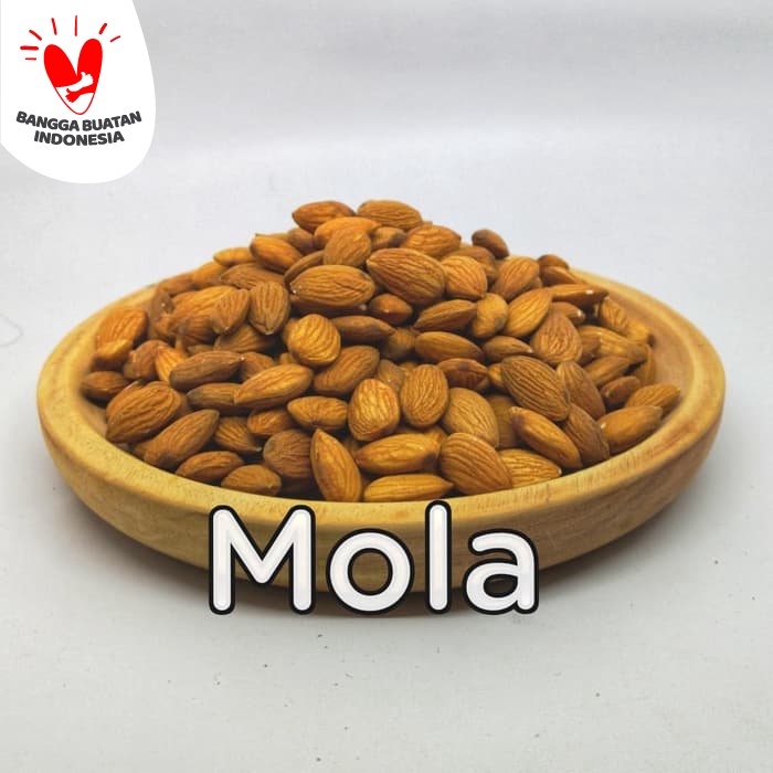 

54ekh Kacang Almond Mentah Utuh 1 Kg Premium 60J