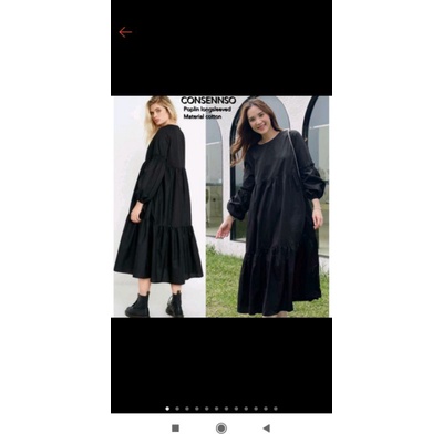 CONSENNSO poplin dress