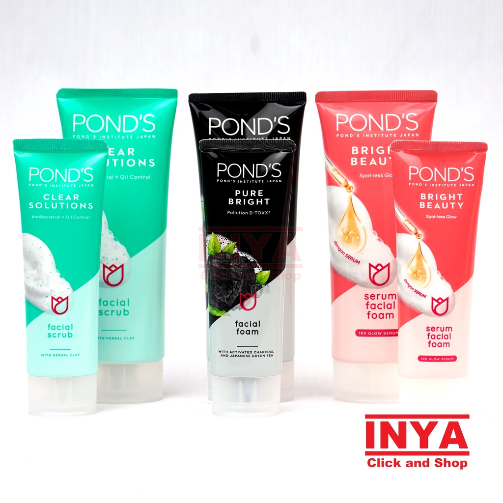 PONDS BRIGHT BEAUTY SERUM FACIAL FOAM 100gr - Sabun Wajah