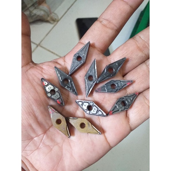 insert bubut vnmg1604 carbait bekas layak pake pahat bubut vnmg1604 / vnmg16 / vnmg 16