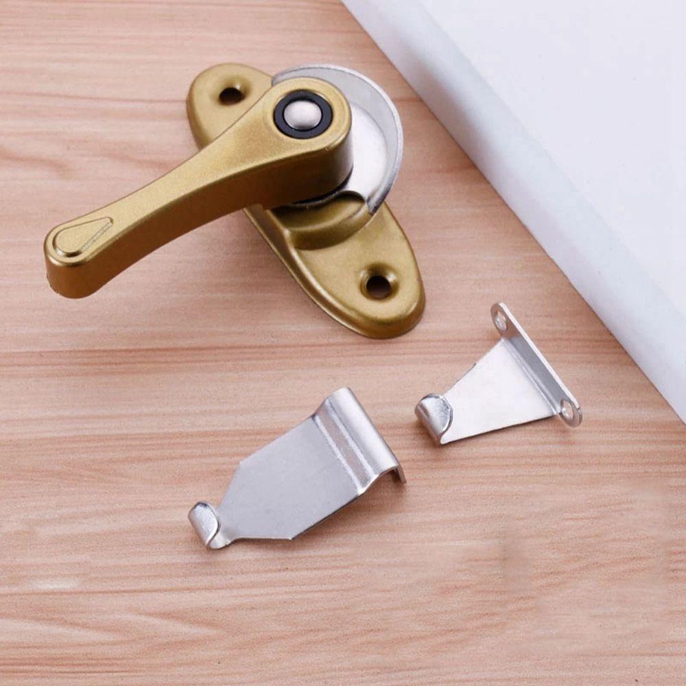 [Elegan] Kunci Sabit Zinc Alloy Anti Karat Universal Lock The Door Aksesoris Hardware Pintu Geser Kunci Jendela