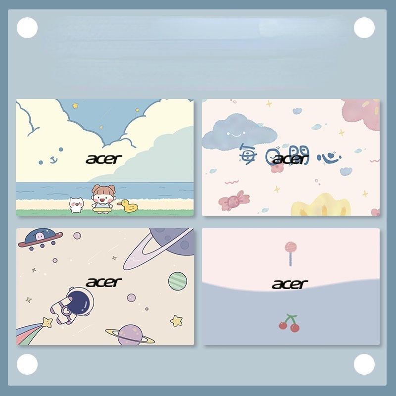DIY Universal Laptop Stickers Computer Skin Vinyl 2 Sides Notebook Skin for 11/12/13/14 Inch ACER Notebook Film Swift1 Swift3 Sf113 13.3-inch Aspire5 Sf314 A314 AN515 A515 Computer Sticker Shell Protective Film