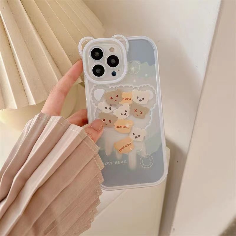 Soft Case Silikon TPU Transparan Motif Anjing Lucu Untuk IPhone 13 12 Pro Max 11 XS XR X 8 7 6S Plus