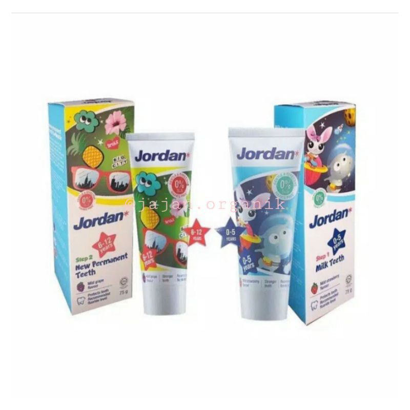 Jordan Toothpaste / Pasta Gigi Jordan / Pasta Gigi Anak