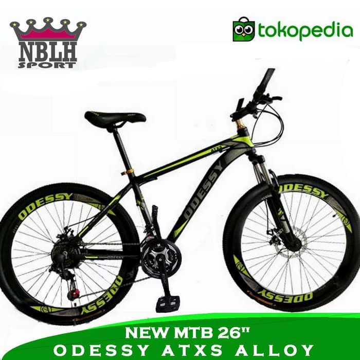 SEPEDA GUNUNG MTB ODESSY ALLOY 26" SPORTY 21 SPEED