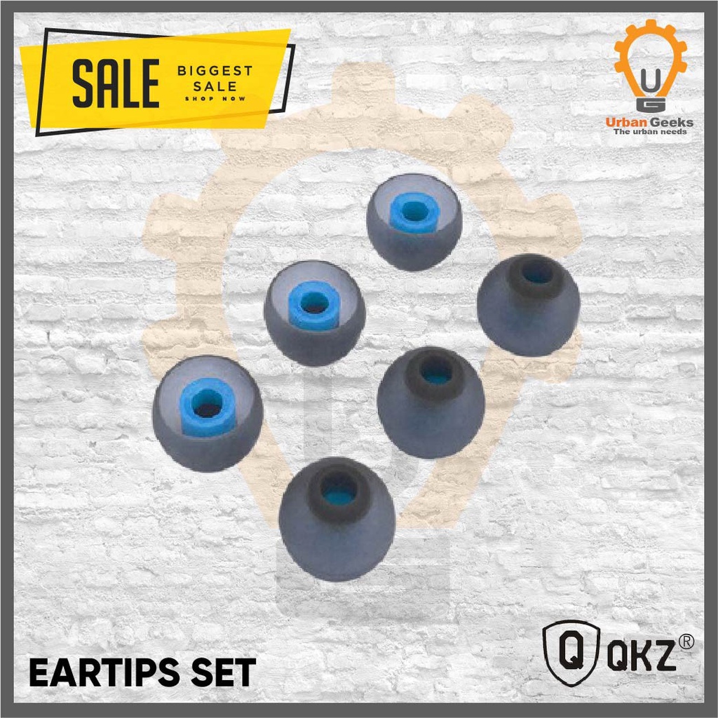 QKZ Eartips Earbuds Replacement / Karet Headset Cadangan All Type set