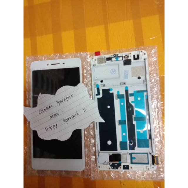 LCD + TS + Frame  Oppo R7S Fullset original Bergaransi