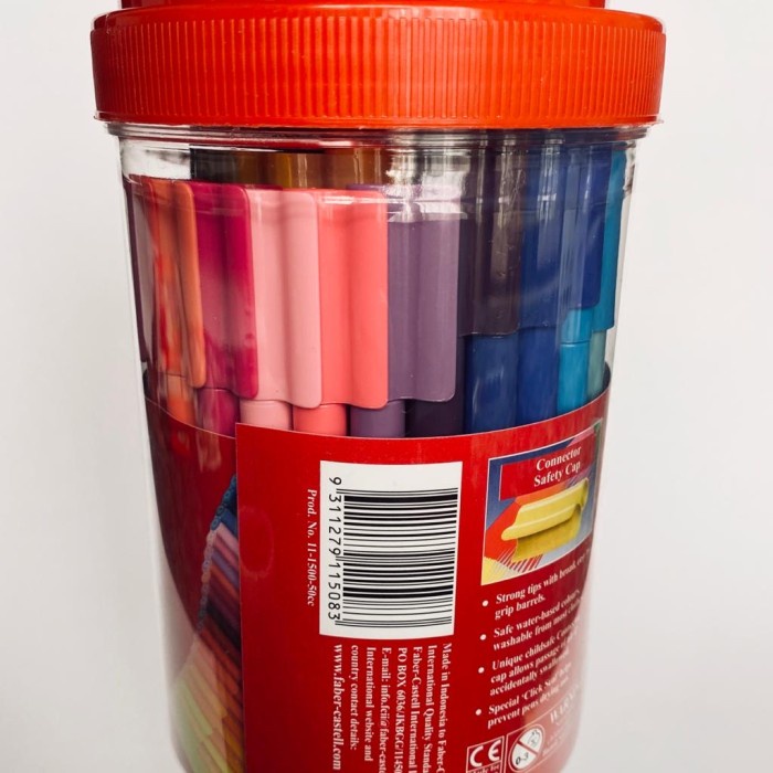 

Murah Spidol Colourful Connector Pen Marker Bucket 50 Warna Faber Castell Sale!!!