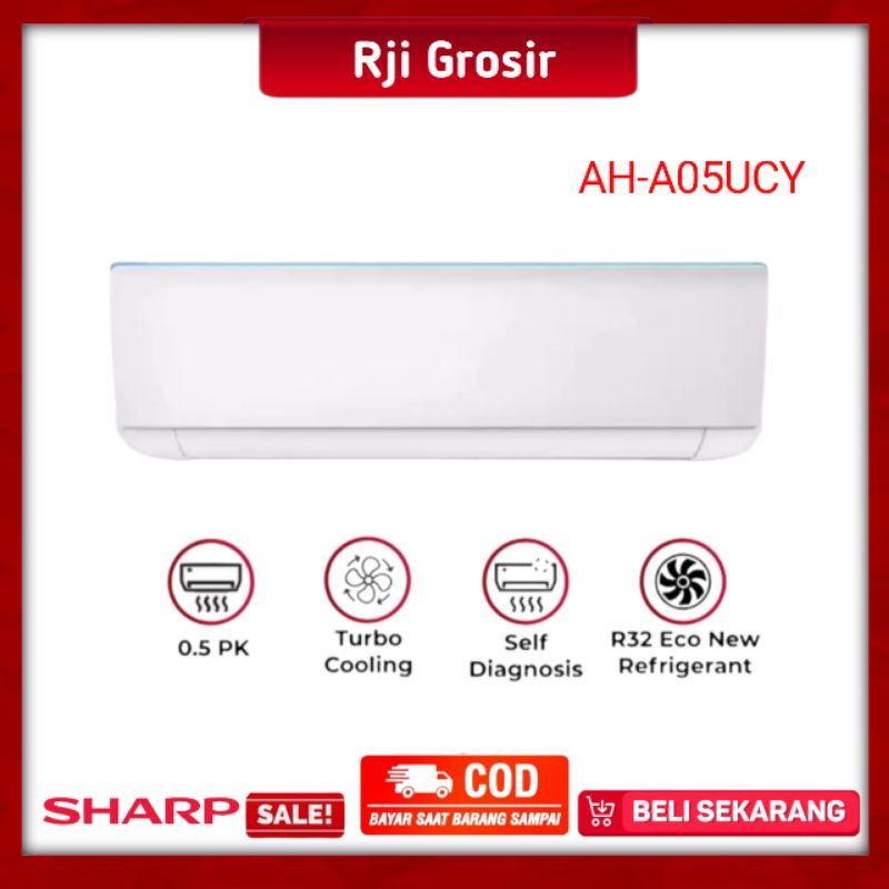 AC 1/2 PK SHARP AH-A 5UCY 5 UCY 1/2 PK 350 W AC 1/2 PK AHA05UCY (UNIT ONLY)