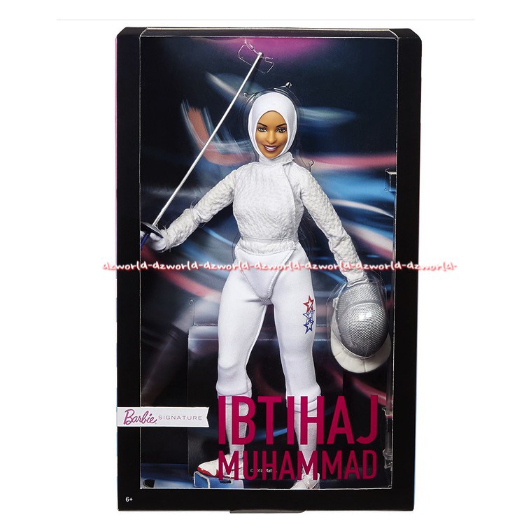 Barbie Anggar Ibtihaj Muhammad Boneka Barbie Pemain Anggar