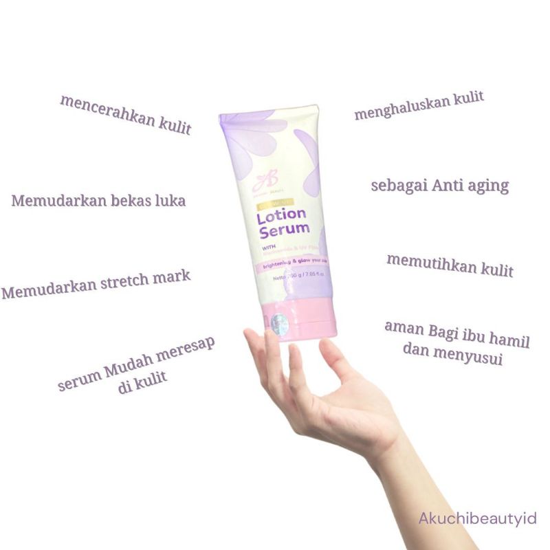 glow up Lotion serum akuchibeauty BPOM aman bumil dan busui