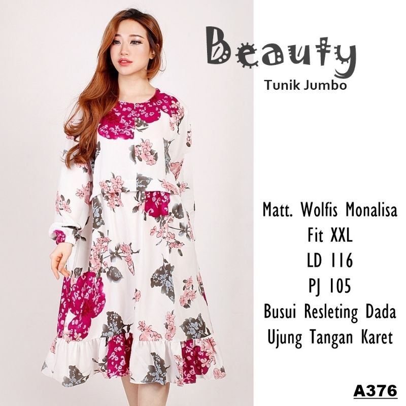 BISA COD TUNIK BEAUTY JUMBO LD 116CM OJG 105CM KK