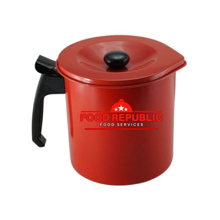 MASPION OIL POT 1,5 LITER MASLON - WADAH TEMPAT SARINGAN MINYAK TEFLON