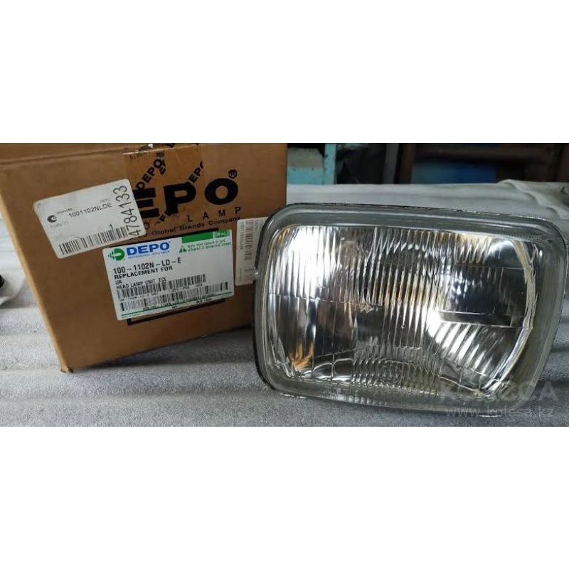 Batok Lampu Petak Depan 7 inch Taft GT Kijang Super Merk DEPO (Harga Per 1Pcs)