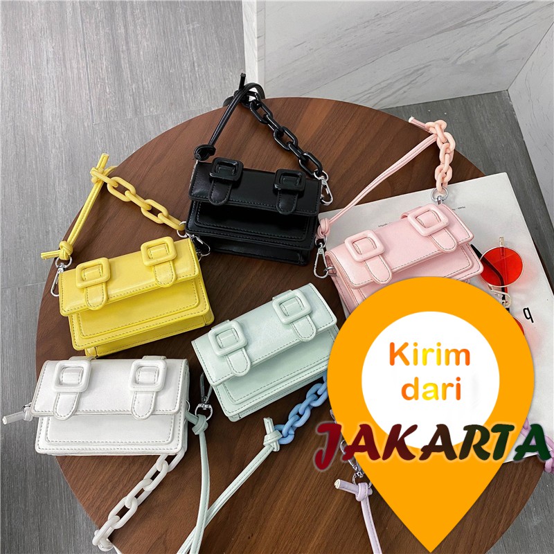 TAS SELEMPANG WANITA KOREA Z3438 VIRAL KEREN MODEL 2022 C