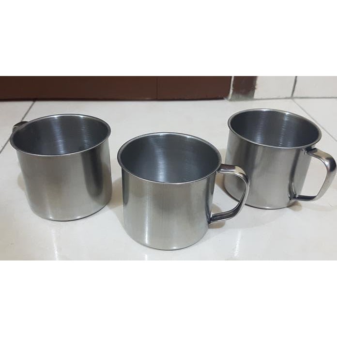 Mug / Cangkir / Gelas Stainless mini uk 9cm