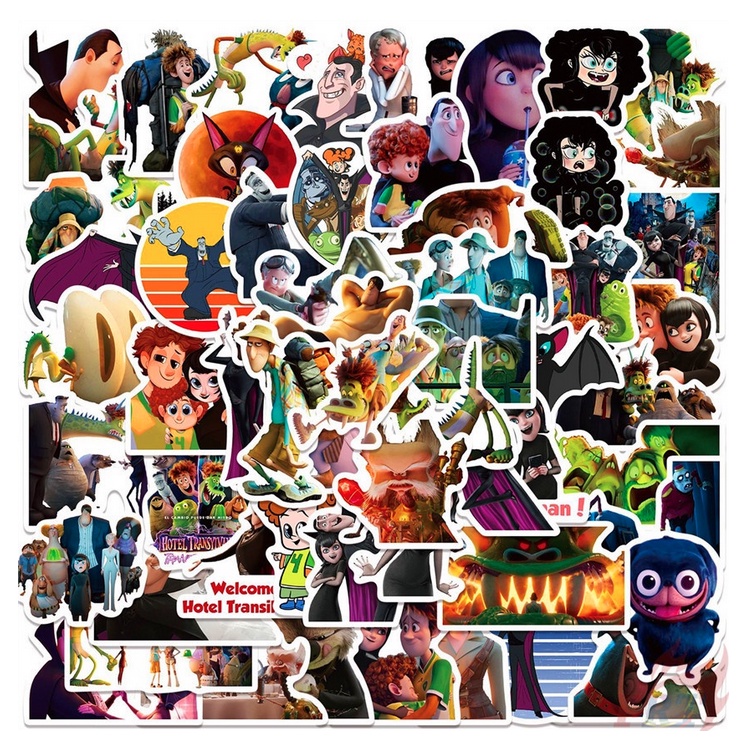 A21 STICKER 10PCS (HOTEL TRANSYLVANIA) anti air notebook scrapbook label tempel motif kartun superhero super hero unik lucu atk alat tulis kantor murah viral termurah kartun komputer leptop handphone hp smartphone koper laptop tembok kulkas disney anime