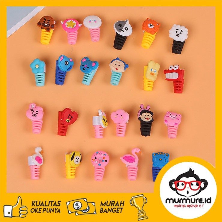 MURMURE.ID | PART I - 2PCS PELINDUNG UJUNG KABEL KARTUN